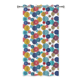 Cortina para Box PVC IMPERMEÁVEL ANTI-MOFO 1,38m x 1,98m Estampa de Mandala