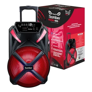 Caixa De Som Bluetooth Bomber Papao 600 15 Polegadas 300rms