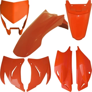 KIT CARENAGEM PARALAMA TRASEIRO, TAMPA LATERAL, FRONTAL DO FAROL, PARALAMA DIANTEIRO, ABA DO TANQUE LANDER 250 2007 A 2019