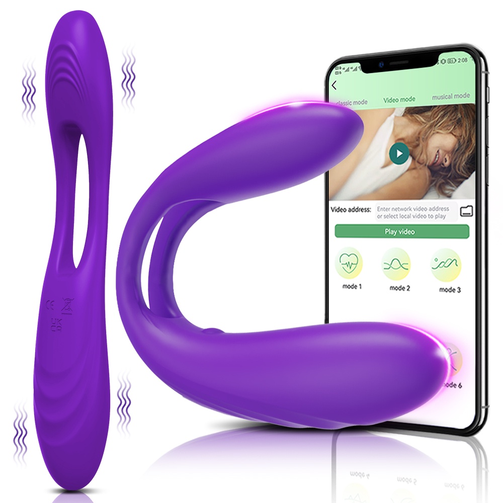 Wqx Vibrador De Controle App Bluetooth Feminino G Spot Clitoris