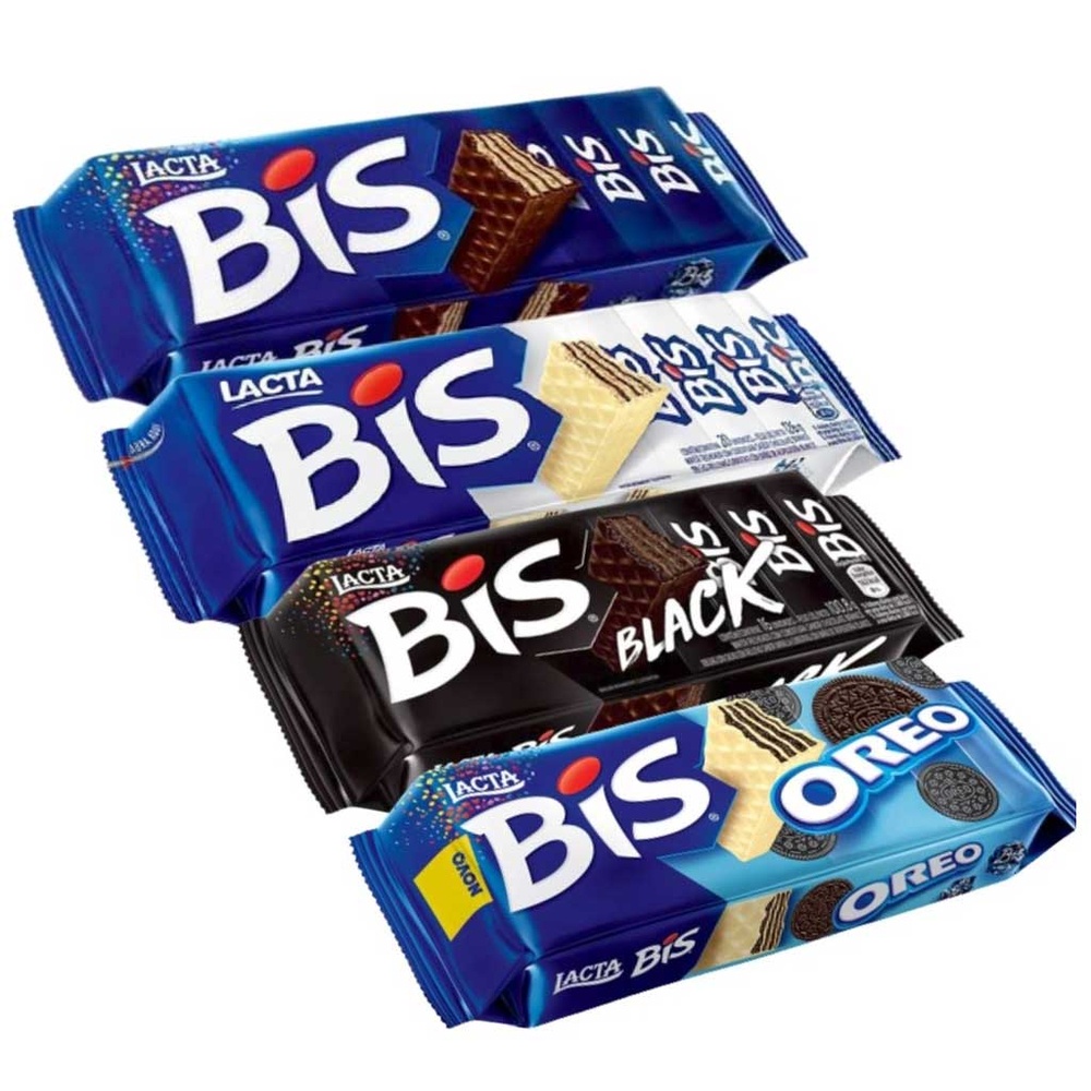 Kit com 2 ou 3 Caixas de Chocolate Bis - Escolha seu Sabor