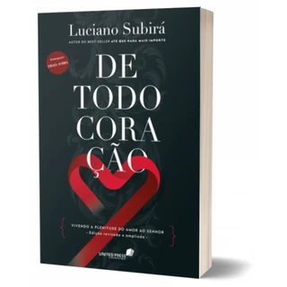 De todo coração | Vivendo a plenitude do amor ao Senhor | Luciano Subirá em Oferta na Shopee