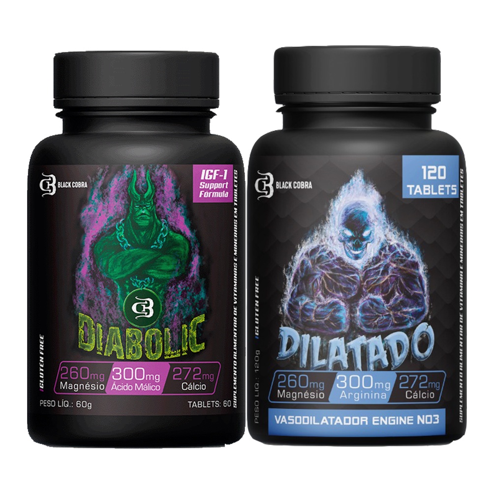 Diabolic + Dilatado Força Explosão Muscular e Vascularização