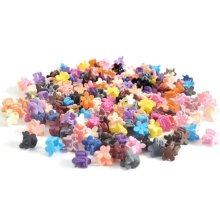 50/100/200Pcs Baby Girls Hair Bangs Mini Claw Clip Acessórios Para Meninas , Adolescentes , Crianças De Pequeno Porte