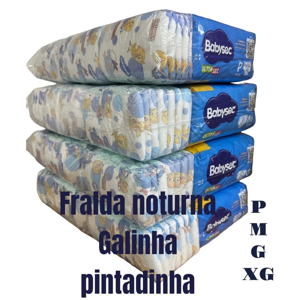 Fralda Infantil Babysec Original Pacotão Econômico Revenda Barato