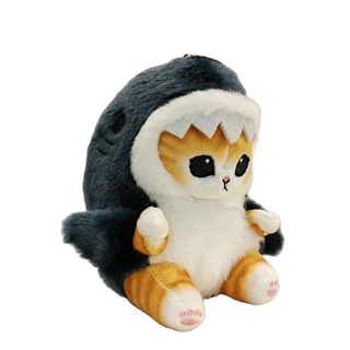 Pingente De Pelúcia De Gato Tubarão Frito Camarão Boneca Quarto Lindo Decoração De Saco De Carro Abertura De Feriado