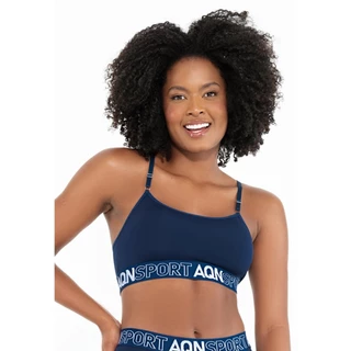 Top Bless Blogueirinha com Alça Fina Regulável AQN SPORT