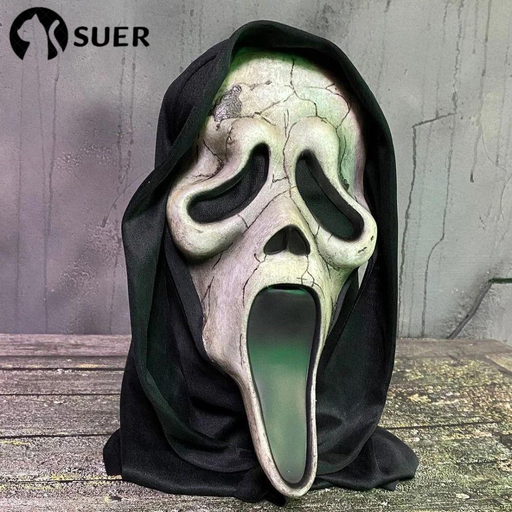 1pc Classic Scary Ghost Face Head Mask For Scream, Eva Material