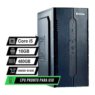 Pc Computador Cpu Intel I5 + Ssd 480gb + 16gb Memória Ram