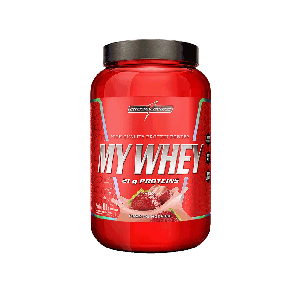 My Whey morango 900g – Integralmedica