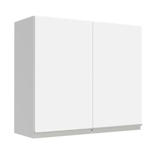 Armário de Cozinha Aéreo 70 cm 2 Portas Branco Glamy Madesa em Oferta na Shopee