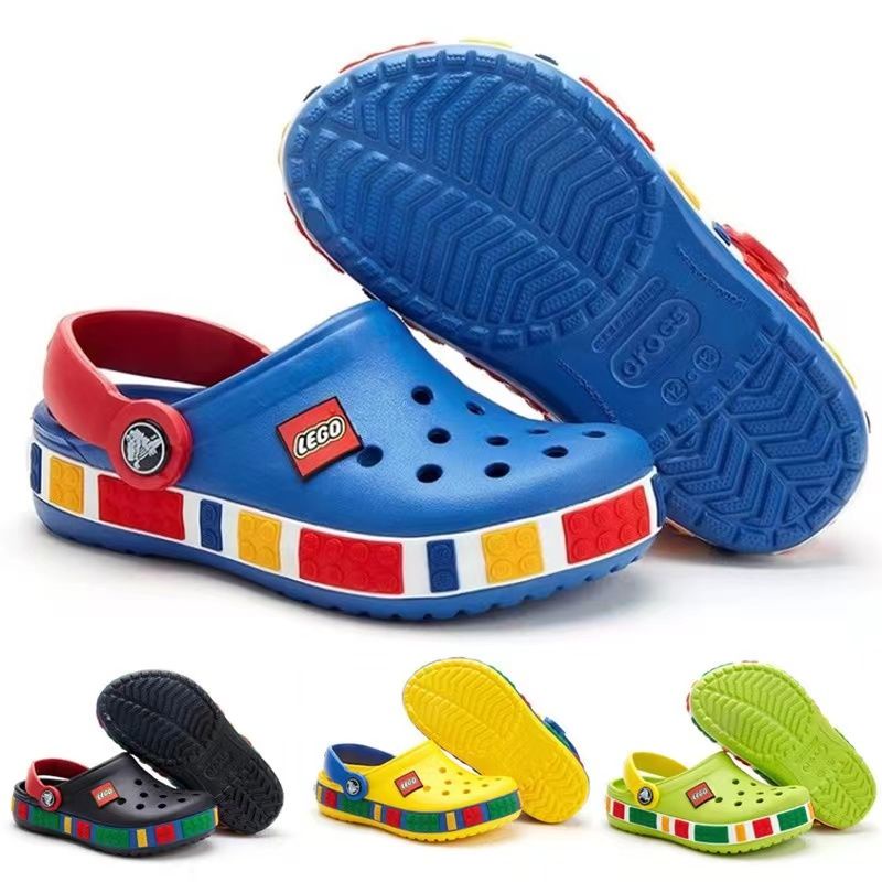 Kids lego sales crocs