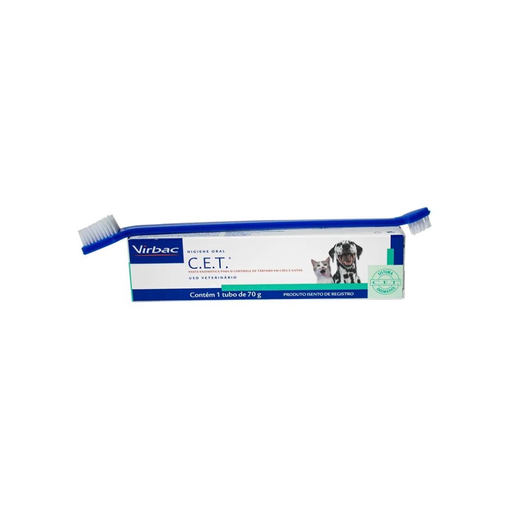 Pasta Dental Enzimática CET para Cães e Gatos 70g | Shopee Brasil