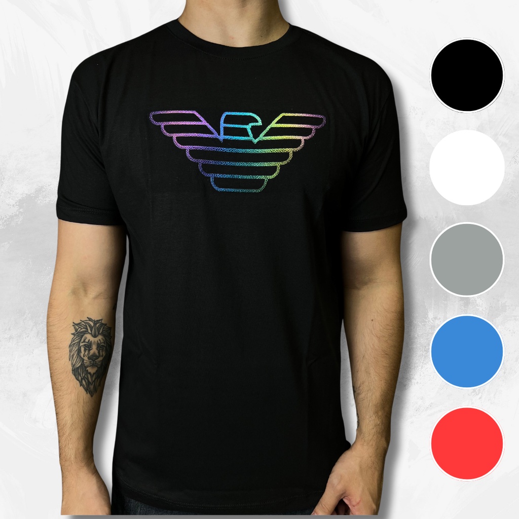 Camisa Masculina Malha Premium 40.1 – Camiseta Padrão Shopping – Blusa em Promoção