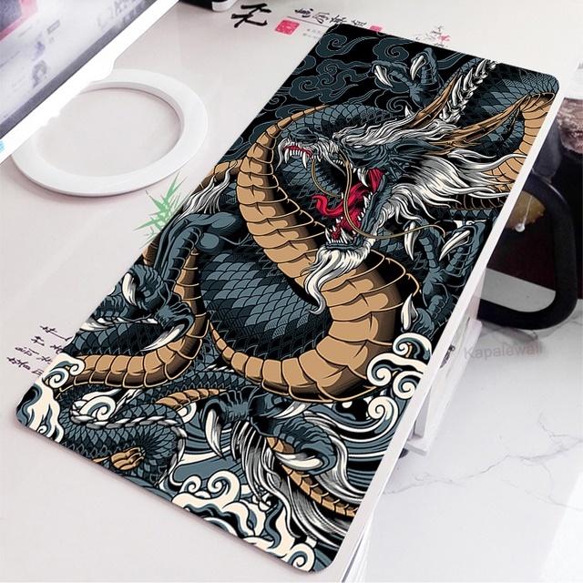 Mouse Pad Gamer Speed Estilo Chinês Oriental Extra Grande 70x30