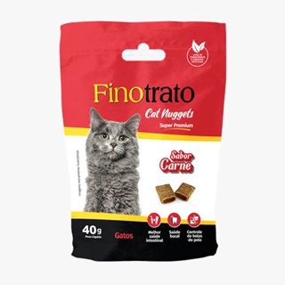 Petisco Finotrato Cat Nuggests Carne 40g