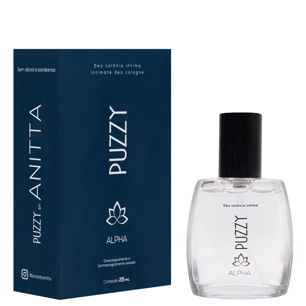 Colônia Perfume Intimo Puzzy By Anitta 25ml ALPHA | Shopee Brasil