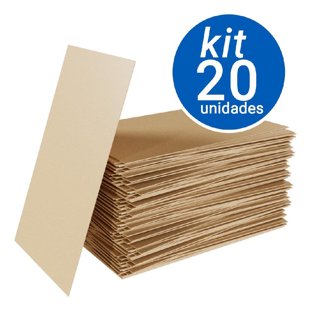 Kit Com 20 Chapas Mdf Cru 30x19cm 3mm Placas Mdf Envio 24h | Shopee Brasil