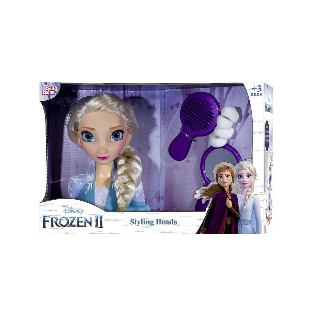 Kit 2 Bonecas Frozen Anna e Elsa de 55cm Articuladas Original Rosita - Baby  Brink - Bonecas - Magazine Luiza