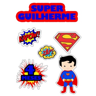 Topo de Bolo SuperMan / Super Homem – Bear's Fun