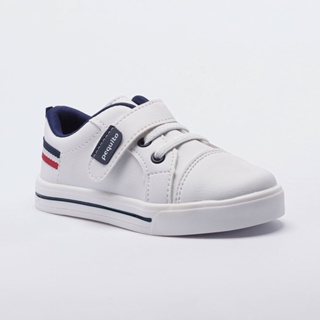 Tênis Infantil Menino Masculino Casual Listra Branco Preto Marrom
