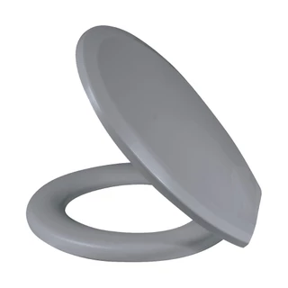 Tampa de Assento Vaso Sanitário Comfort Envolvente Metasul Cinza Claro