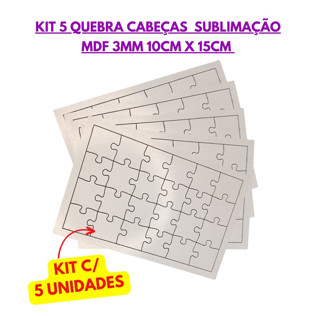 Jogo da Velha em MDF 3mm Branco para Sublimação