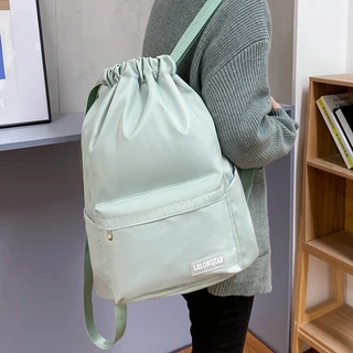 Mochila Bolsa Unisexo Costas Planície Comum Academia Esportiva Pilates Trabalho De Futebol Marisa