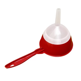 Peneira Coador Funil 2 Em 1 Cozinha 26x13Cm Plástico	PNF01 Keita