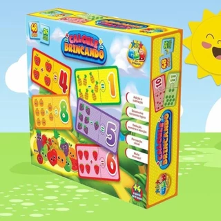 QUEBRA CABEÇA CALCULE BRINCANDO 48 PEÇAS- JOGO DIDATICO EDUCATIVO