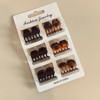 Kit Mini Piranha Preta e Marrom com 12 Unidades
