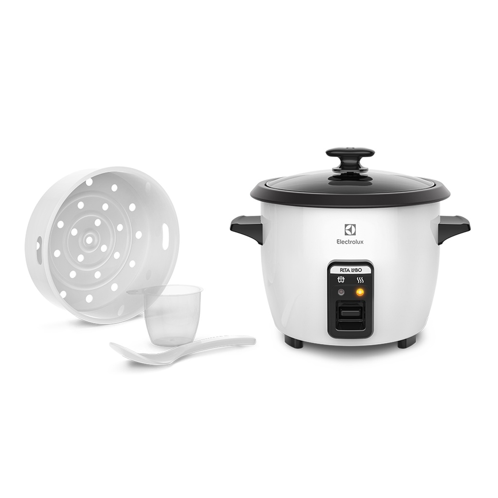 Panela Arroz Elétrica A Vapor Electrolux RCB50 Branco 110V