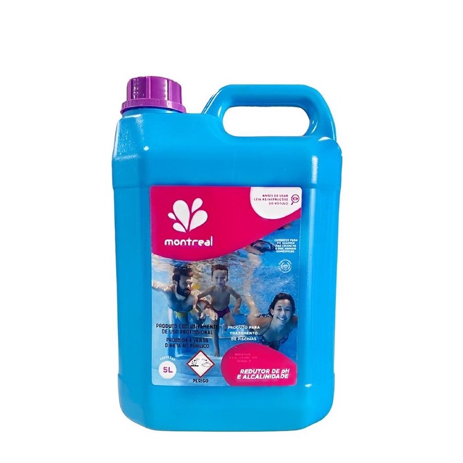 MONTREAL PARA PISCINA REDUTOR DE PH E ALCALINIDADE 5L