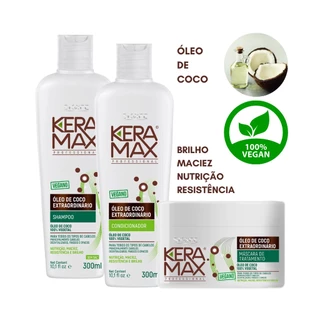 Kit Shampoo + Condicionador +mascara Tratamento Vegetal