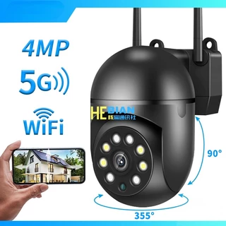 Câmera De Segurança IP PTZ De 4MP Para Ambientes Externos CCTV Sem Fio WIFI 255 ° mini Monitor De Vídeo À Prova D'água Adequado Armazém Doméstico