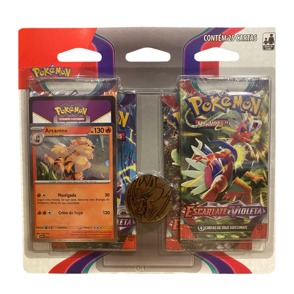 Booster Pokémon Com Carta V Garantida em JP - Booster Épico