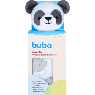 Naninha Panda Bebê Soninho Com Prendedor De Chupeta 14563 - BUBA