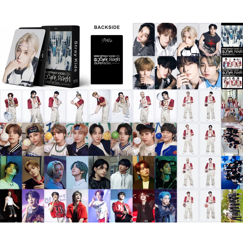 LINXX 55 Pcs Stray Kids Social Path Álbum Lomo Card Kpop LINXX 55 Pcs Stray Kids Social Path Álbum Lomo Card Kpop