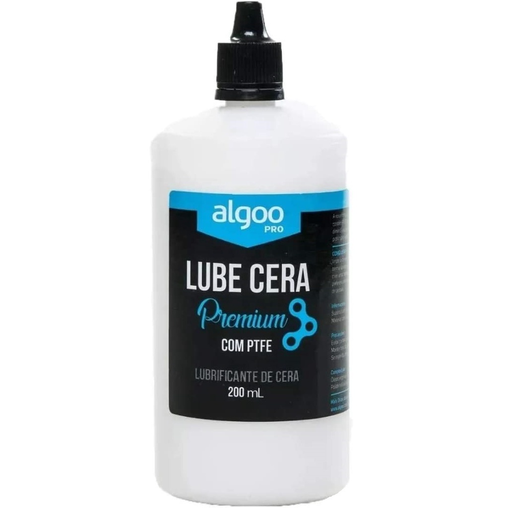 Óleo Lubrificante Corrente Bike Algoo Lube Cera 200ML c/PTFE