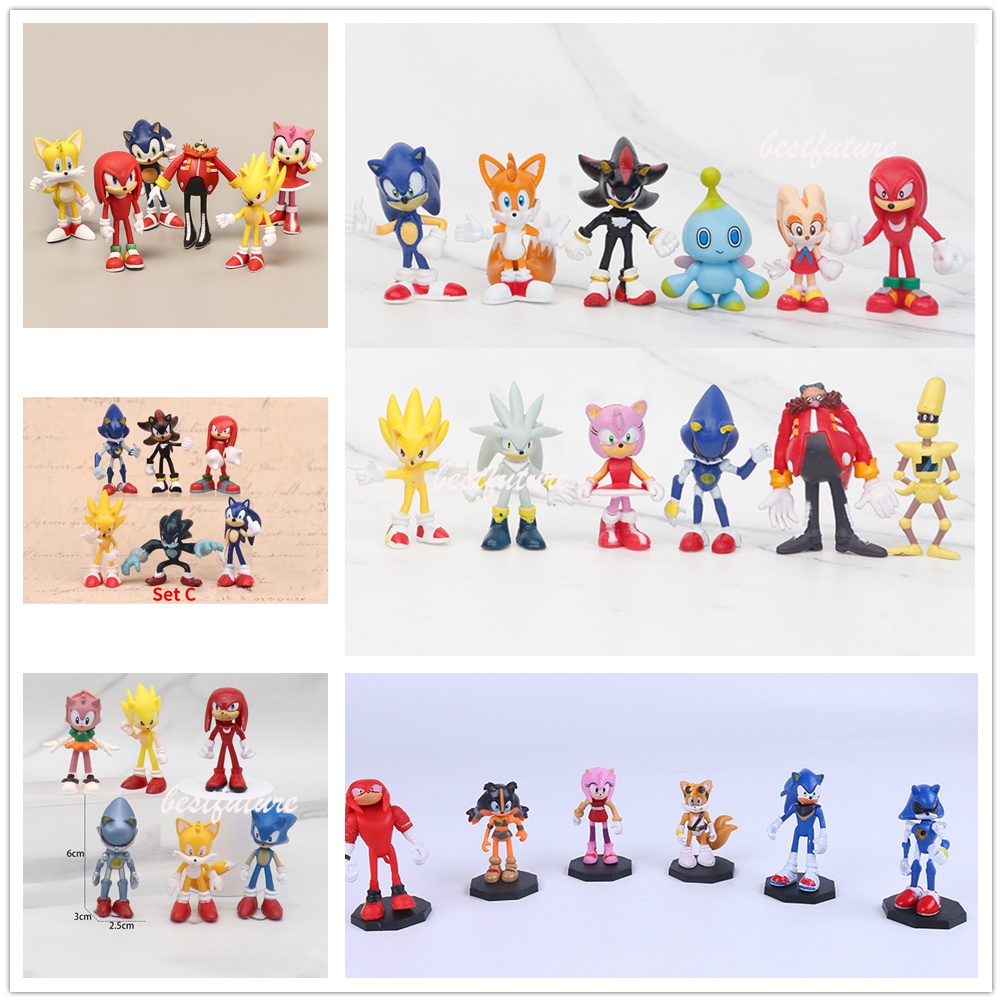 Sonic Knuckles 9 cm figura de bolo por 8,00 €