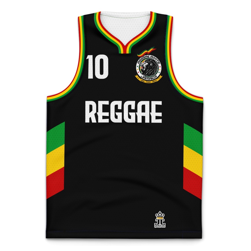 Regata do Reggae Roots Jamaica Preto Jotaz Masculino