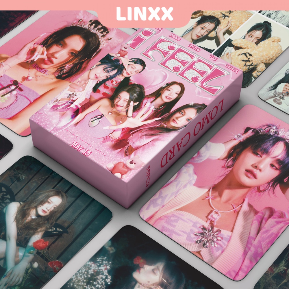 LINXX 55 Pcs (G) I-DLE Feel Álbum Lomo Card Kpop Photocards Série ...