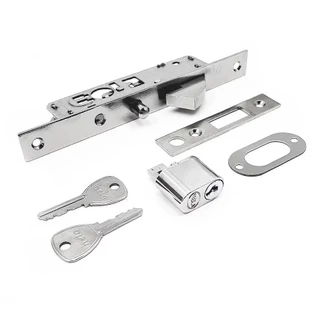 Fechadura Bico de Papagaio Para Porta de Correr Cromada Hela em Oferta na Shopee