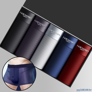 Homens Respirável Ice Silk Boxers Shorts  Homens De Seda De Gelo Underwear  Boxer Seamless-Homens-Aliexpress