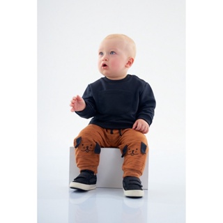 Conjunto para Bebê Menino com Blusão e Calça em Moletom Up Baby