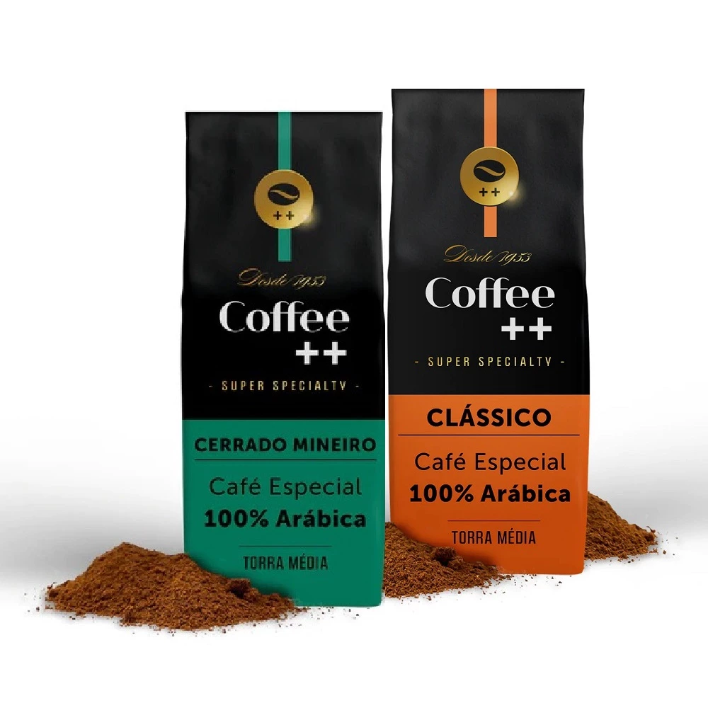 Café Especial Torrado e Moído Coffee Mais Clássico e Cerrado - 2 x 250g