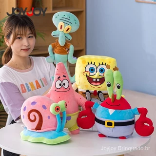 Bonecas de Tuffed Kawaii Bob Esponja Patrick Star Lula Molusco Tentecules