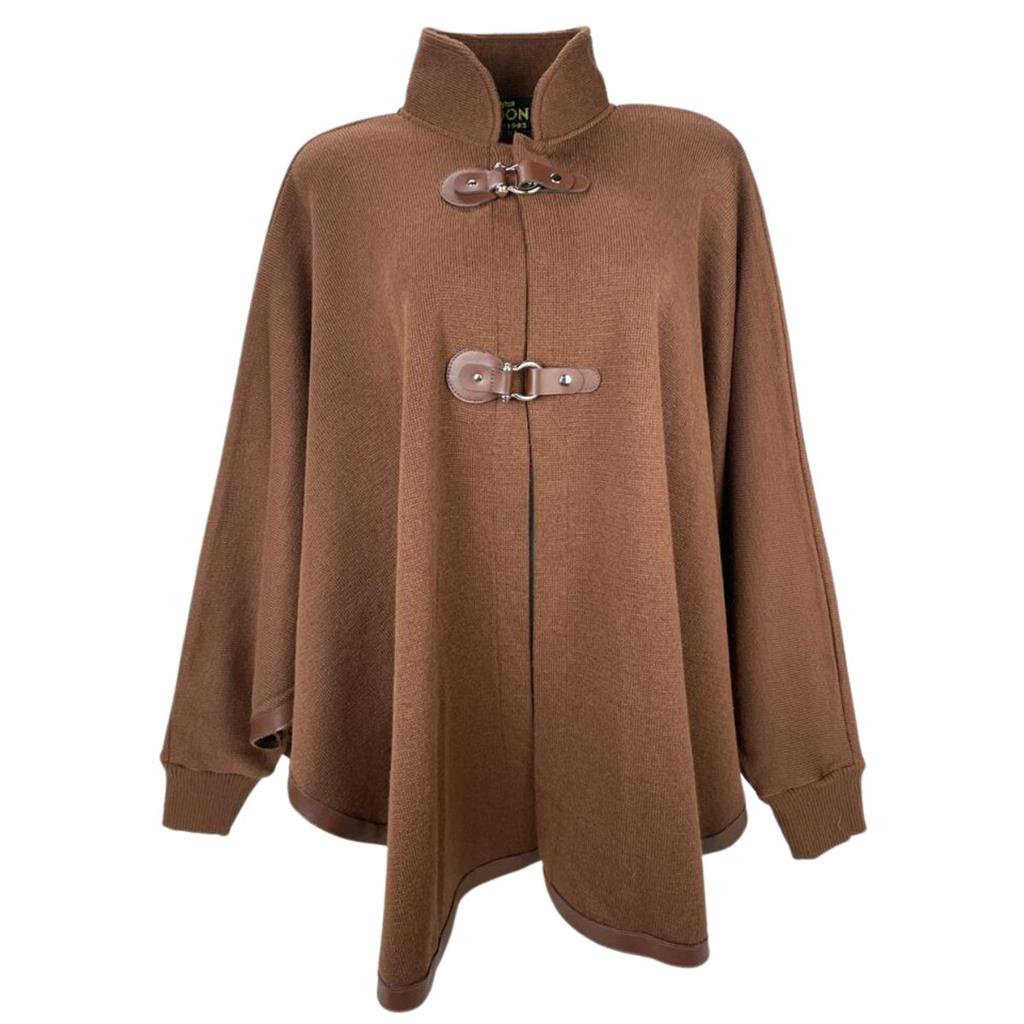 Poncho Marrom Feminino Oldoni Capa Com Punho Orignal Pala Gaucha Para ...