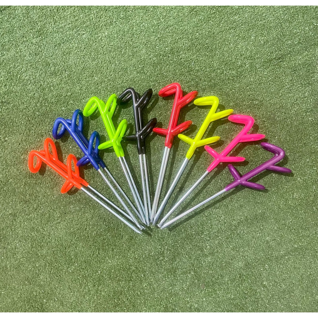 Suporte Emborrachado Piratamba Ø 8mm x 35 cm Db Suportes Varias cores