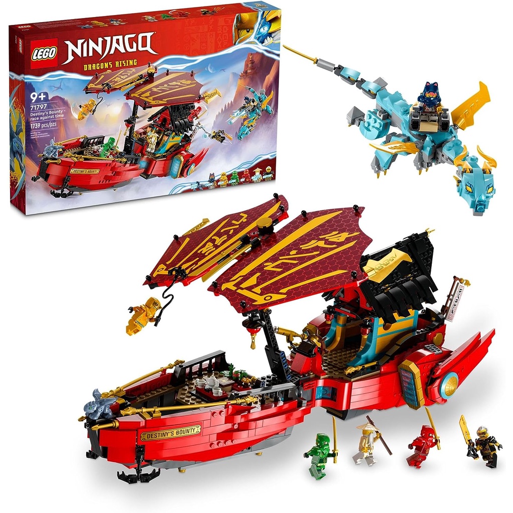 Lego Ninjago Navio Recompensa do Destino corrida contra o tempo 71797